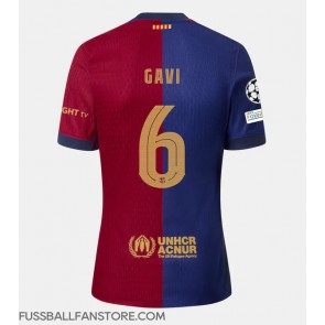 Barcelona Paez Gavi #6 Replik Heimtrikot 2024-25 Kurzarm